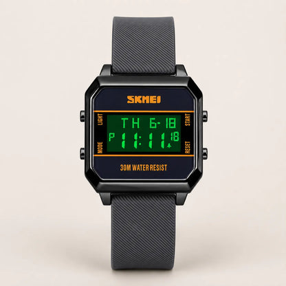 SKMEl 1848 Digital Waterproof LED Luminous - Black