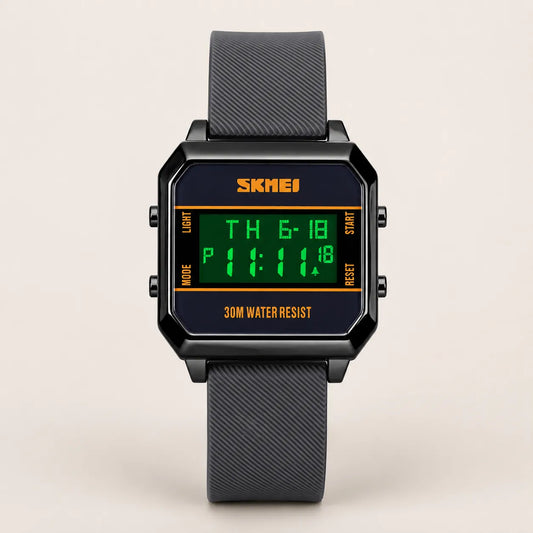 SKMEl 1848 Digital Waterproof LED Luminous - Black