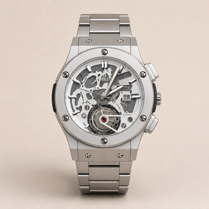 Hublot Chain - Skeleton White Dial