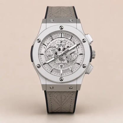 Hublot Strap - Skeleton White Dial