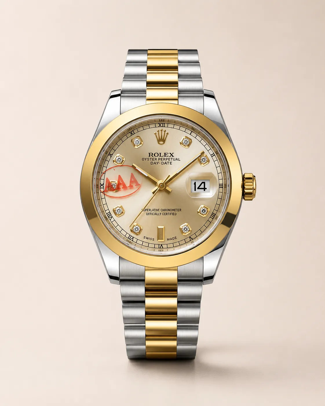Rolex Datejust - Two Tone Golden Dial