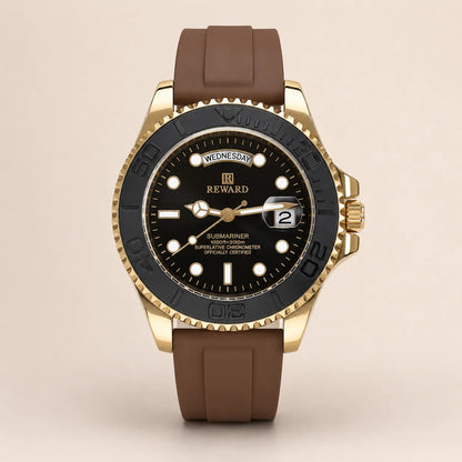 Reward Strap - Golden with Brown Strap