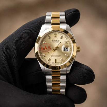 Rolex Datejust - Two Tone Golden Dial