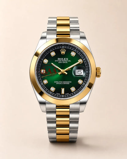 Rolex Datejust - Two Tone Green Dial