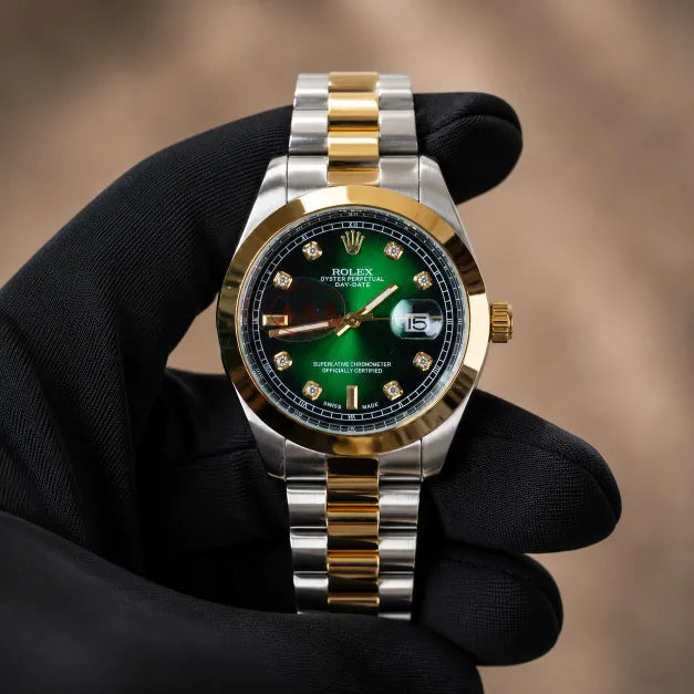 Rolex Datejust - Two Tone Green Dial