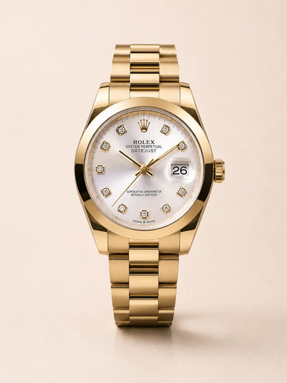 Rolex Datejust - Golden with White Dial