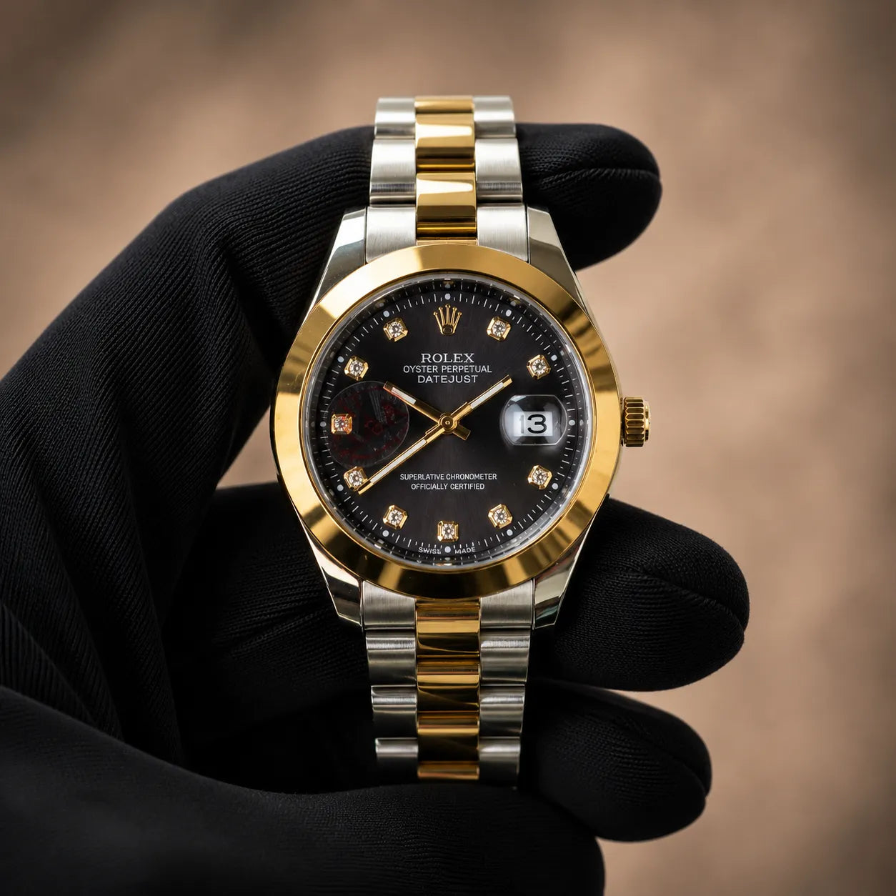 Rolex Datejust - Two Tone Black Dial
