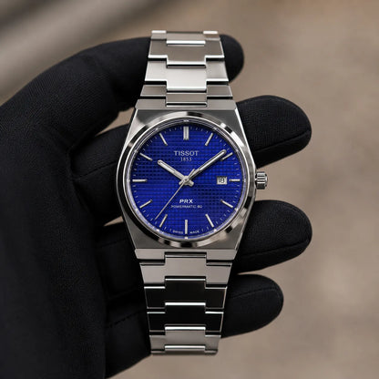 Tissot PRX - Silver with Blue Dial