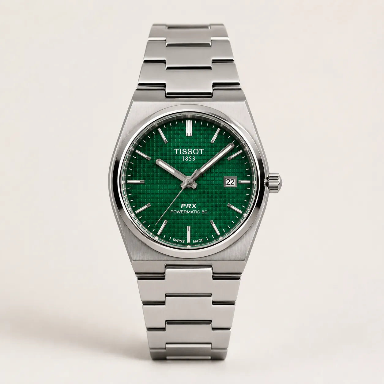Tissot PRX - Silver with Green Dial