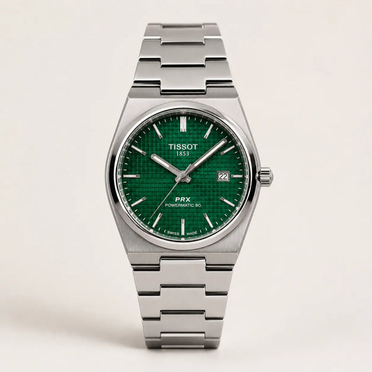 Tissot PRX - Silver with Green Dial