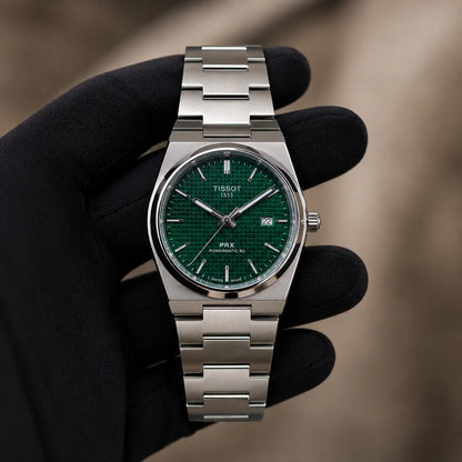 Tissot PRX - Silver with Green Dial