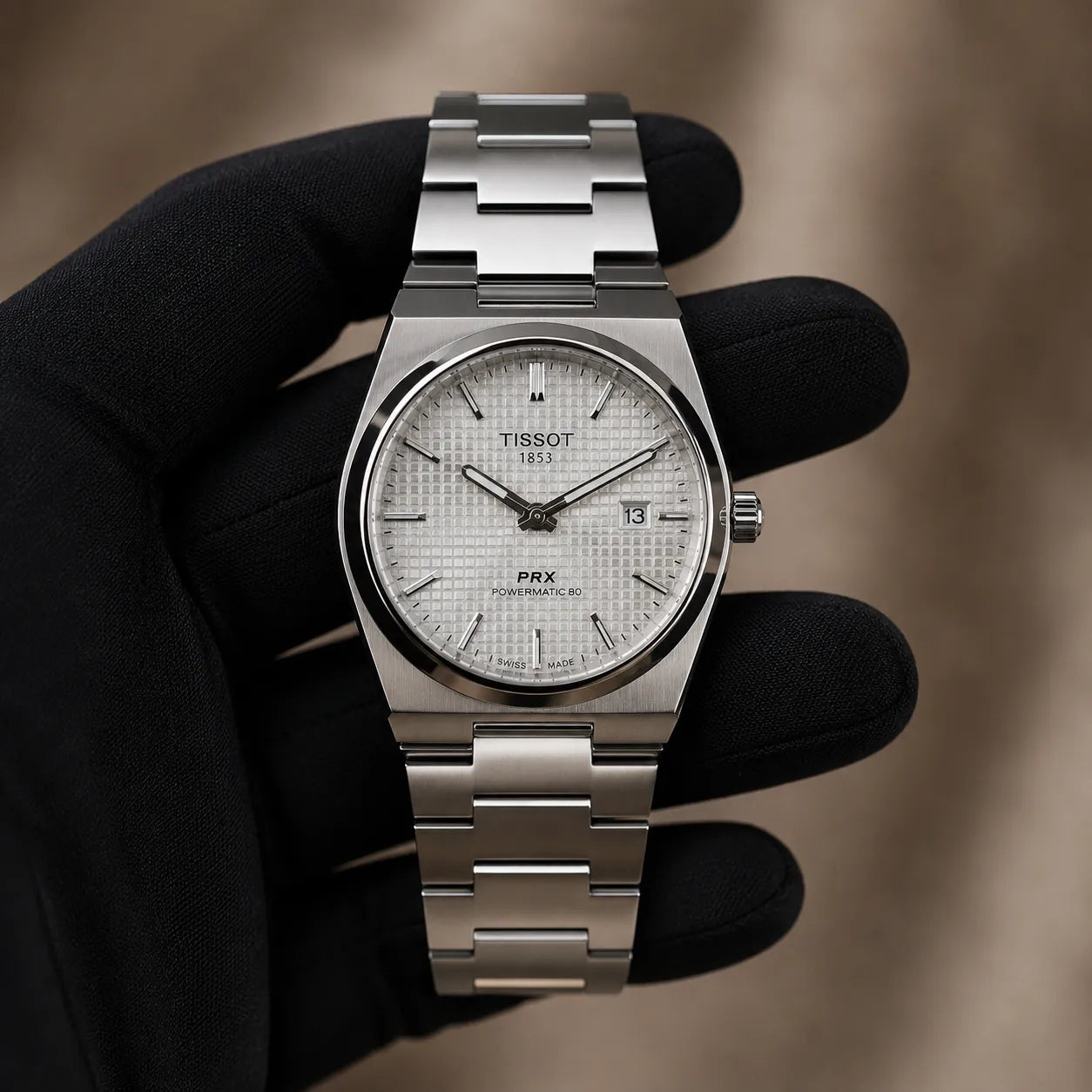 Tissot PRX - Silver with White Dial