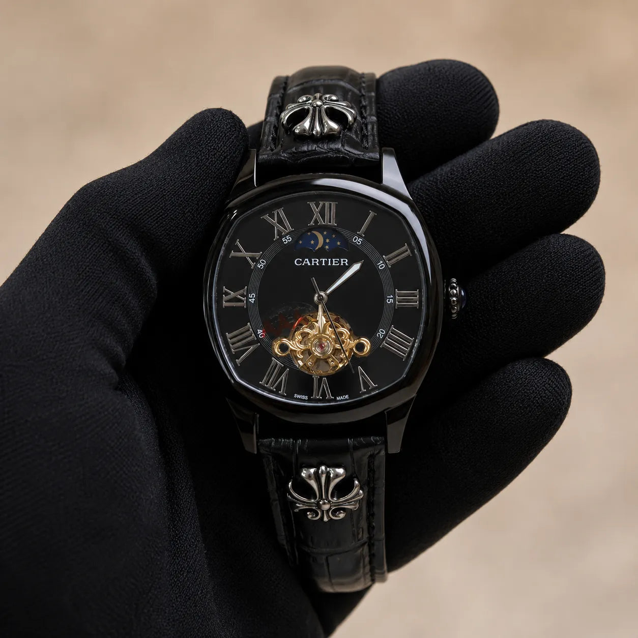 Cartier Auto - Black Dial