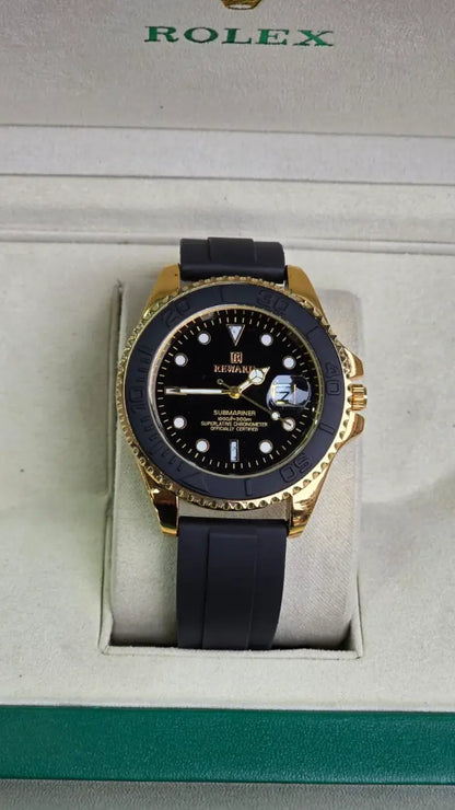 Reward Strap - Golden with Black Dial