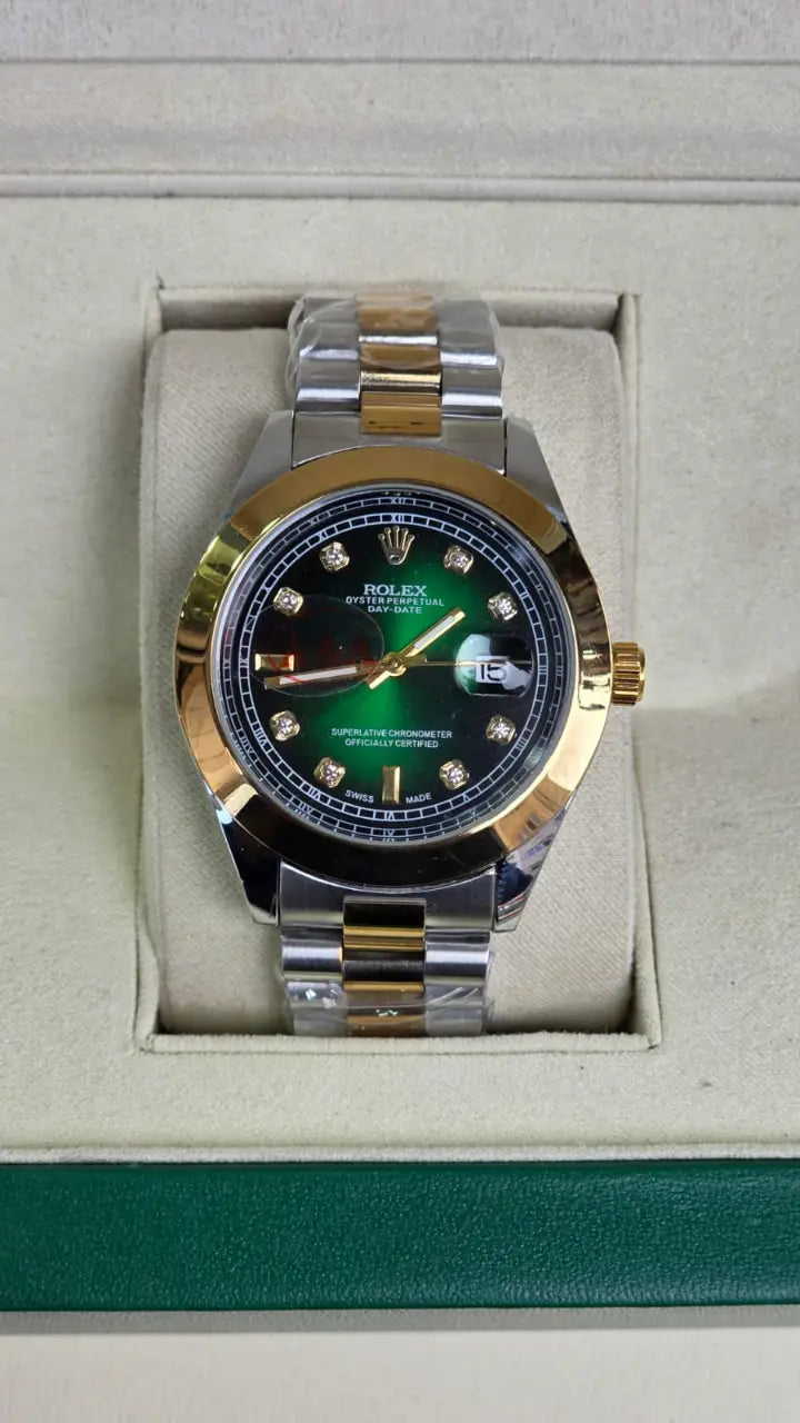Rolex Datejust - Two Tone Green Dial