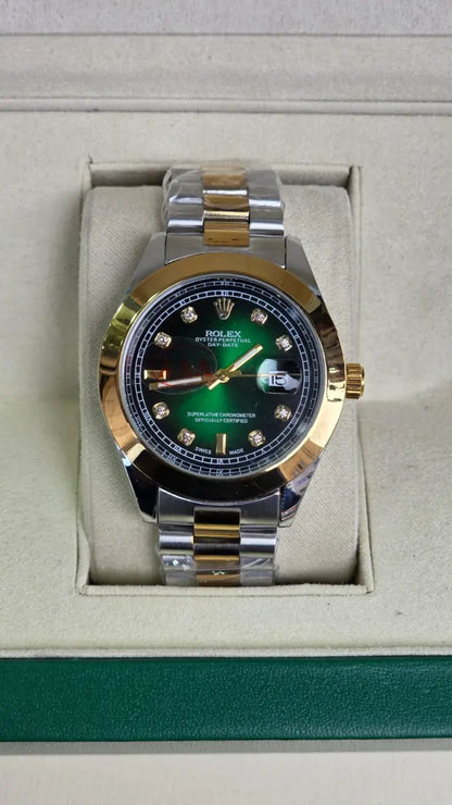 Rolex Datejust - Two Tone Green Dial