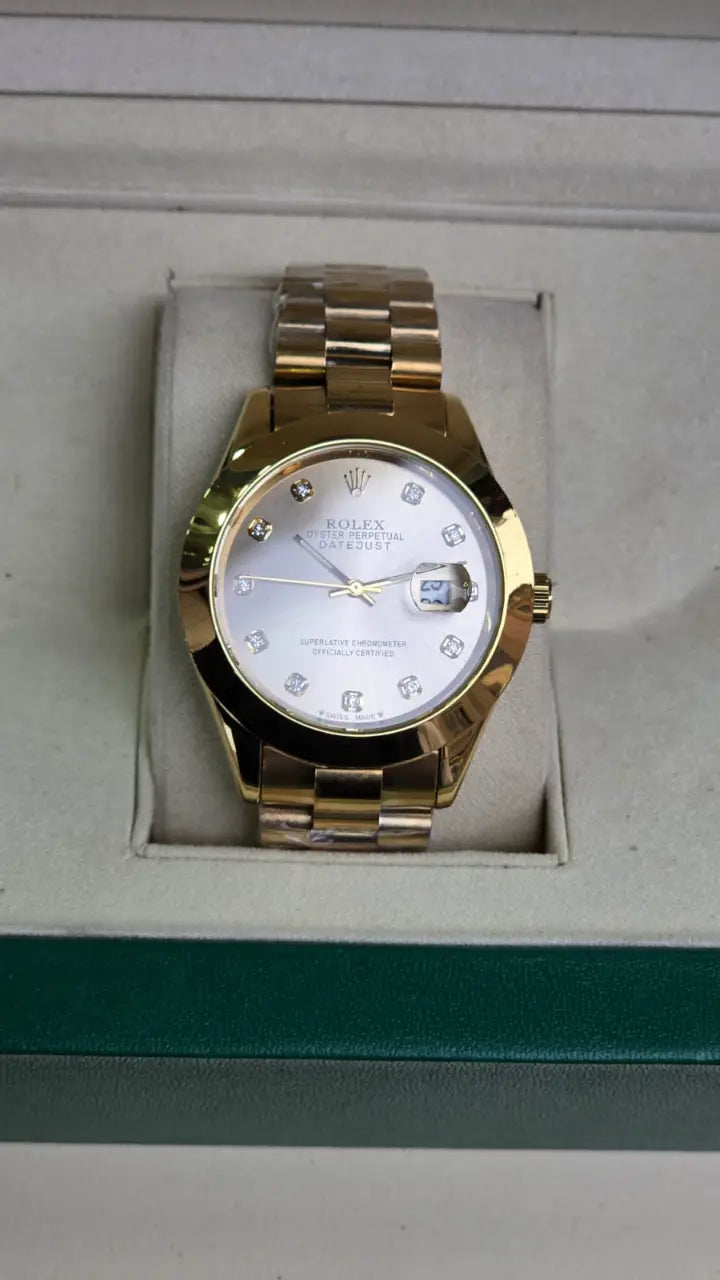 Rolex Datejust - Golden with White Dial