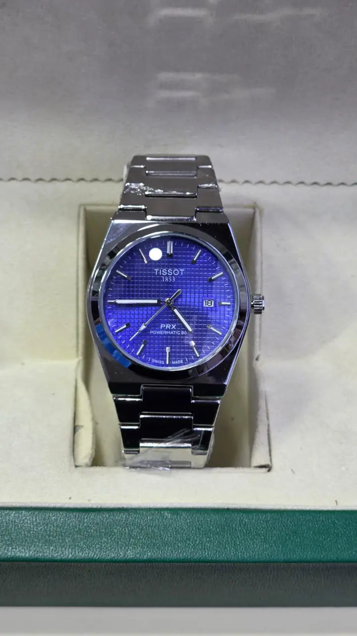 Tissot PRX - Silver with Blue Dial